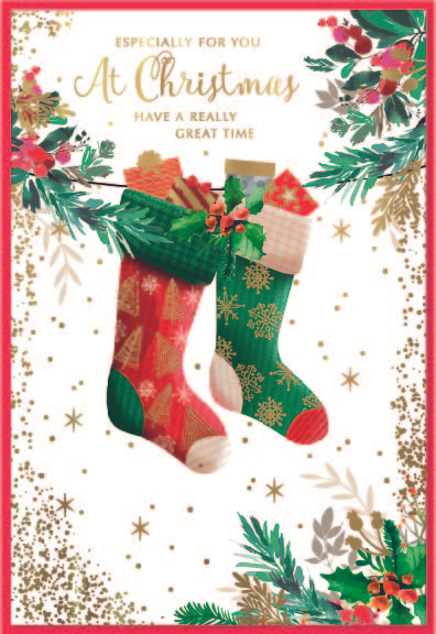 Simon Elvin 6 Pack Cards C50 Christmas Open