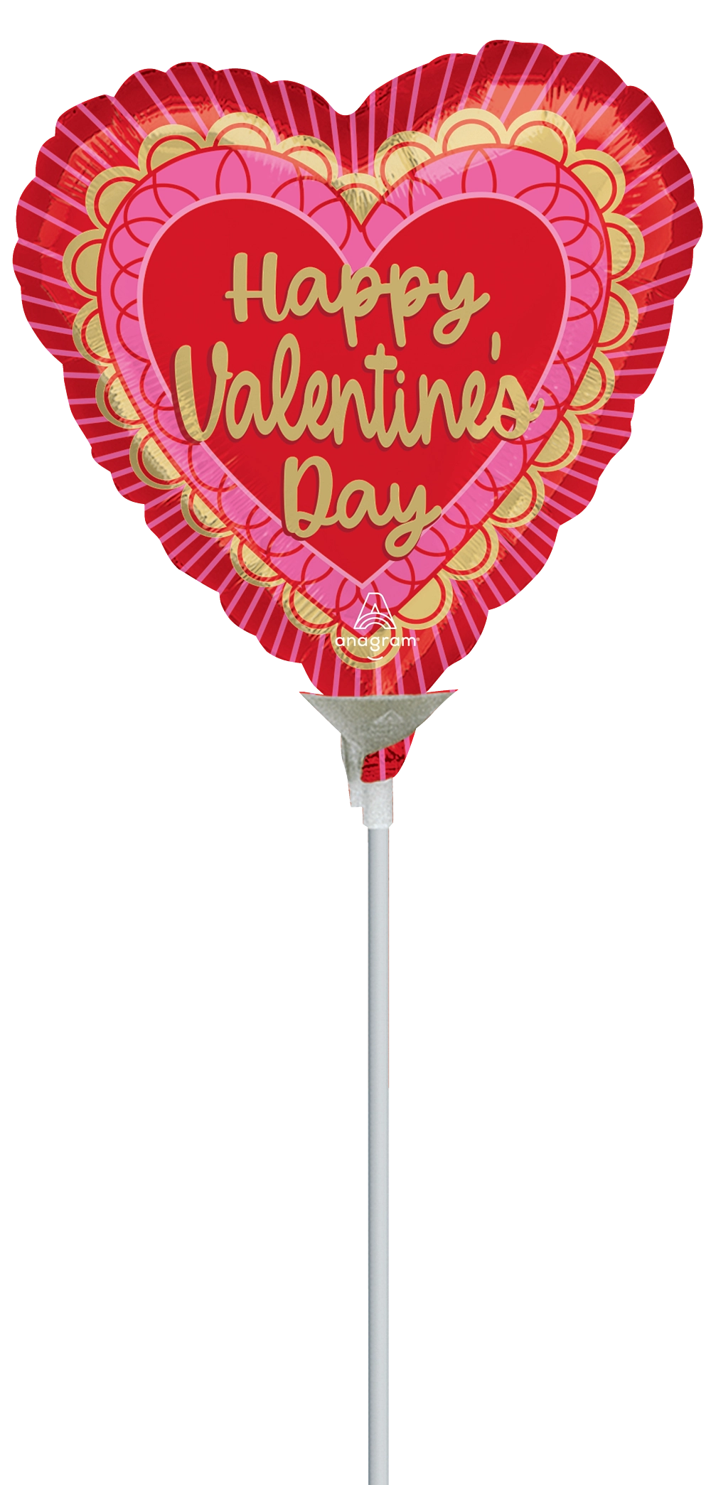 Anagram Scalloped Sweethearts 9" Air Fill Foil