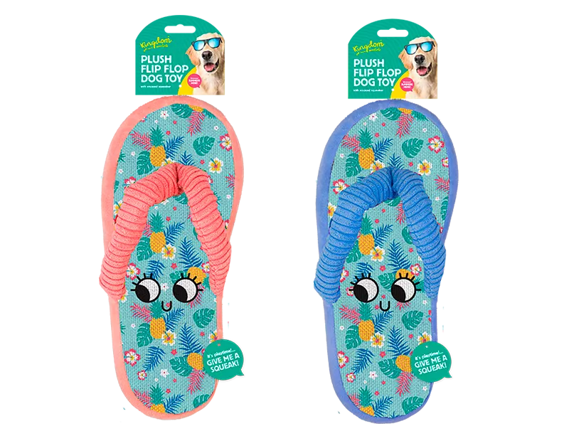 Dog Toy Flip Flop 25x11x3cm (Colour May Vary)