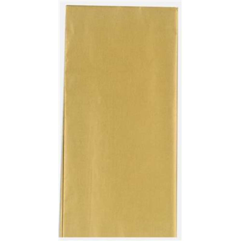 Crepe Paper Metallic Gold 150x50cm 12pk