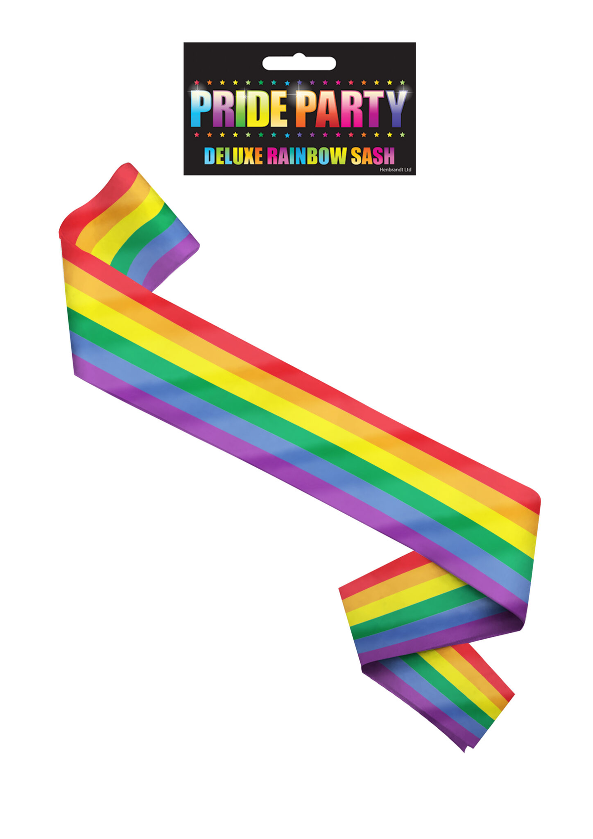 Henbrandt Sash Pride Rainbow 11.4x1.4x26.2cm