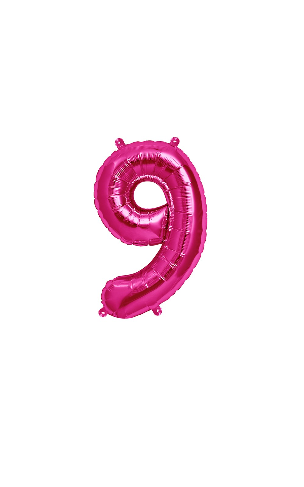 Northstar Foil Balloon Magenta 16" Number 9