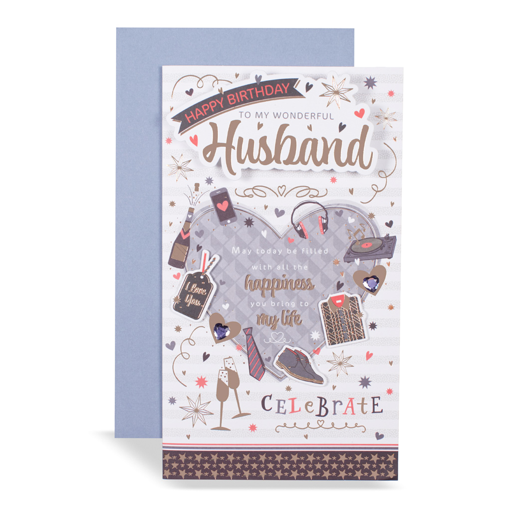 Excellence 6 Pack Cards Birthday Husband