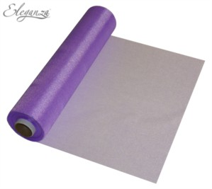 Eleganza Organza Roll Purple 25m