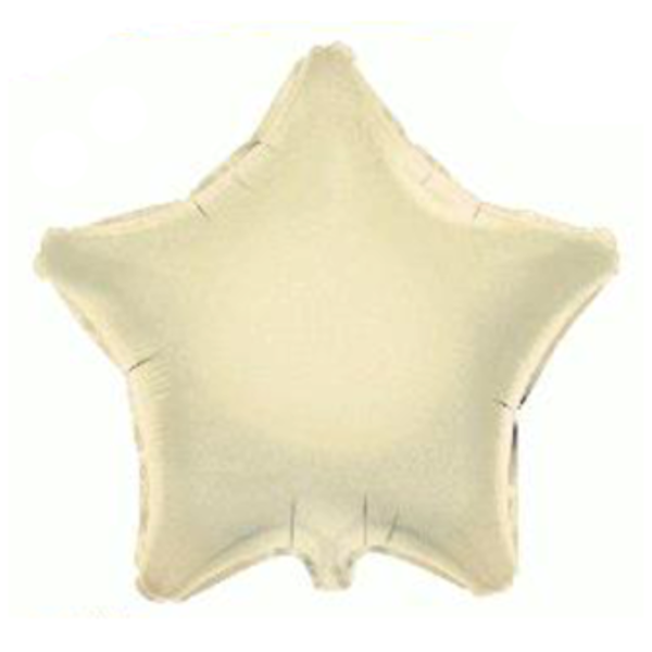 Oaktree Foil Balloon Ivory Star 19"