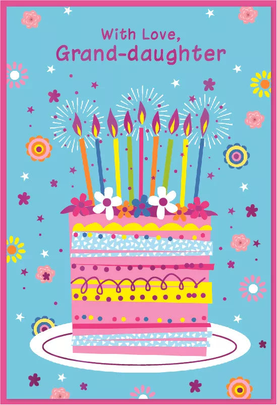 Simon Elvin C50 Birthday Granddaughter 6pk