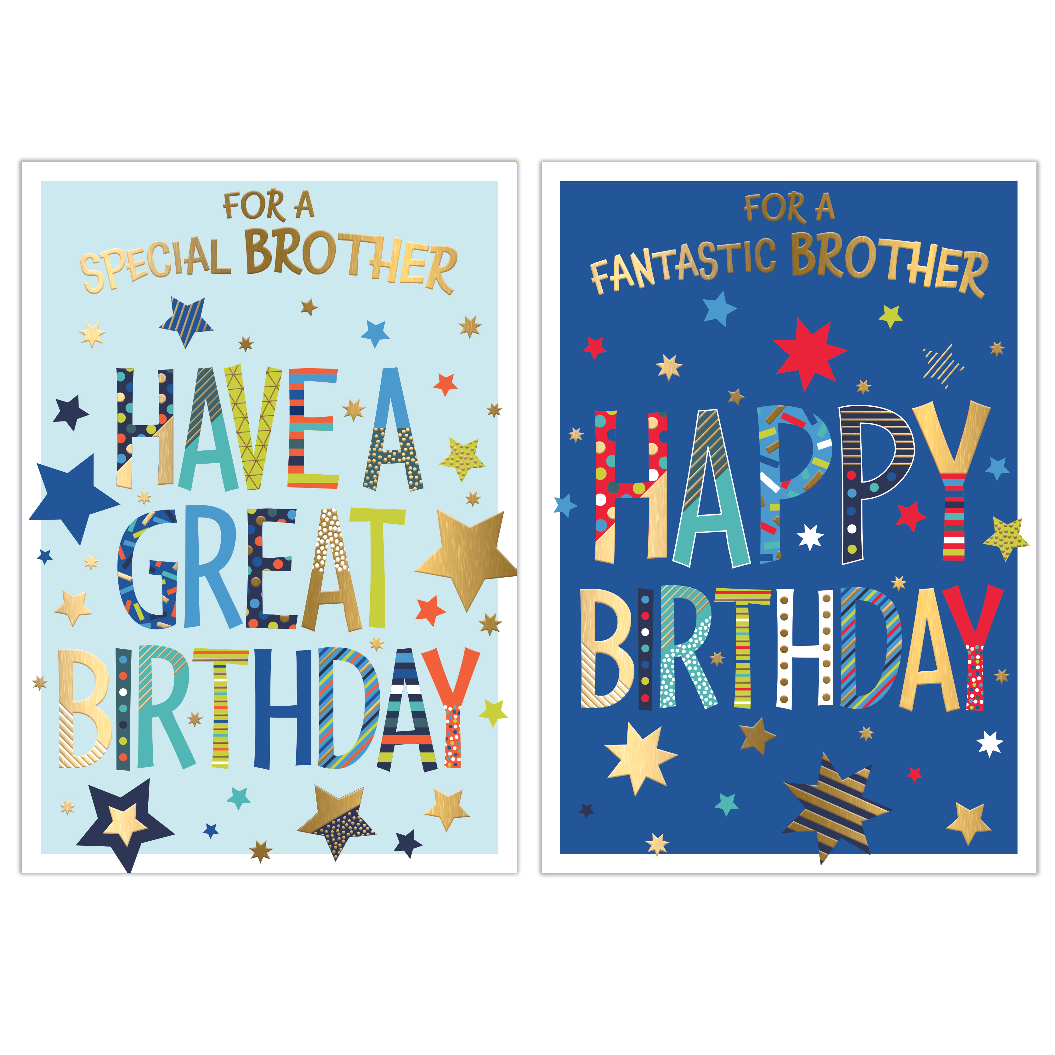 Poppyhill 12 Pack Cards C50 Birthday Brother
