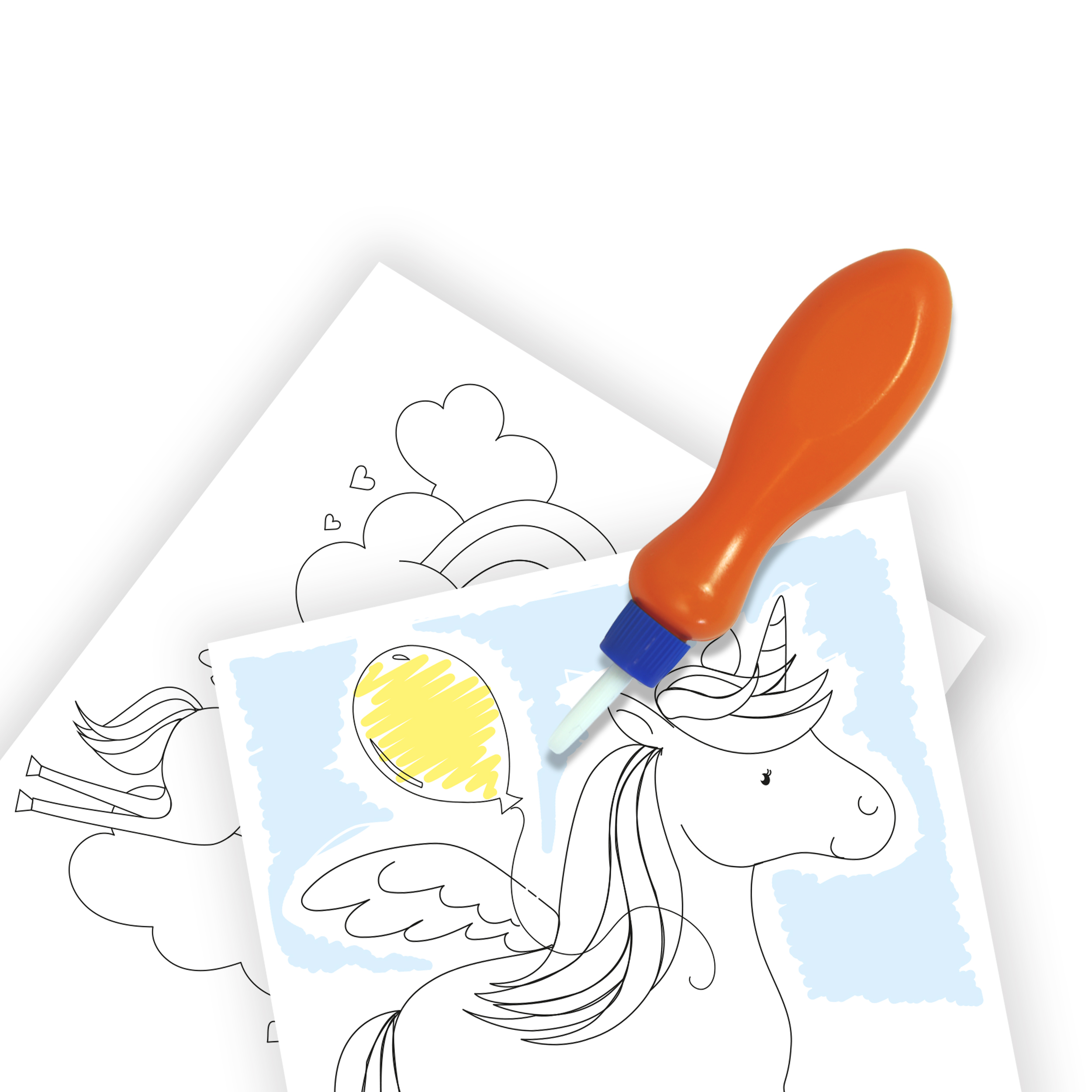 Eurowrap Magic Water Colour Book Unicorn
