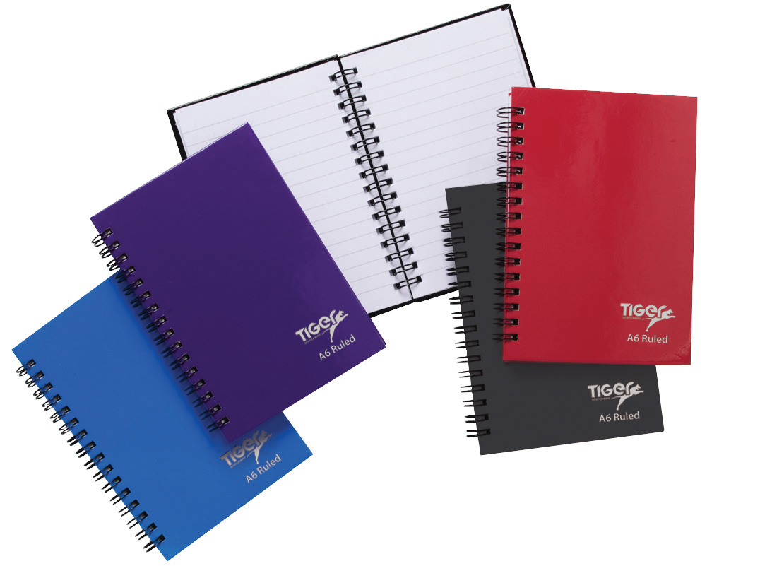 Twin Wire Notebook A6 80 Sheet 10pk
