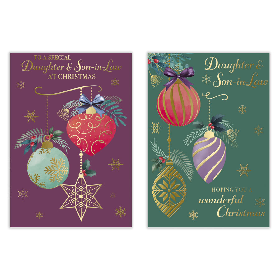 Poppyhill C50 Christmas Daughter & Son-In-Law 12pk