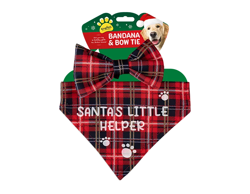Pet Bandana & Bow Tie 24pk (Assorted Sizes)