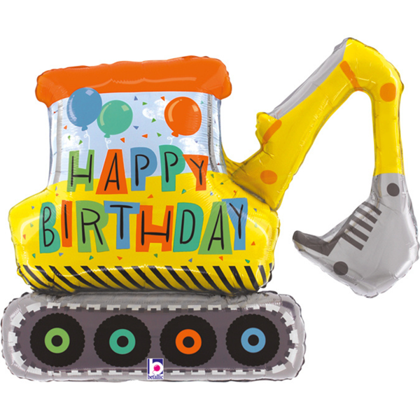 Grabo Construction Digger 31" Foil Balloon
