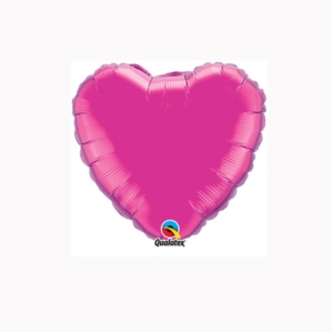 Qualatex Foil Balloon Magenta Heart 4
