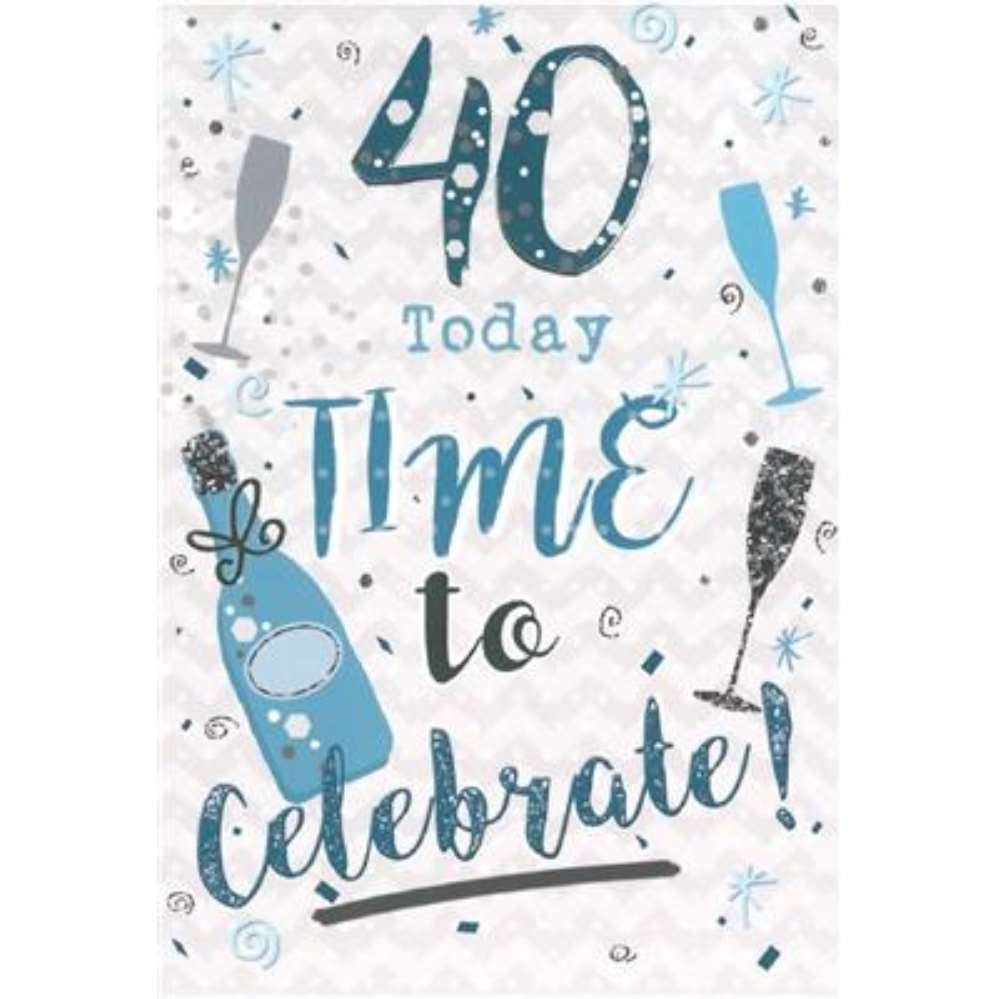 Simon Elvin C50 Birthday Age 40 6pk