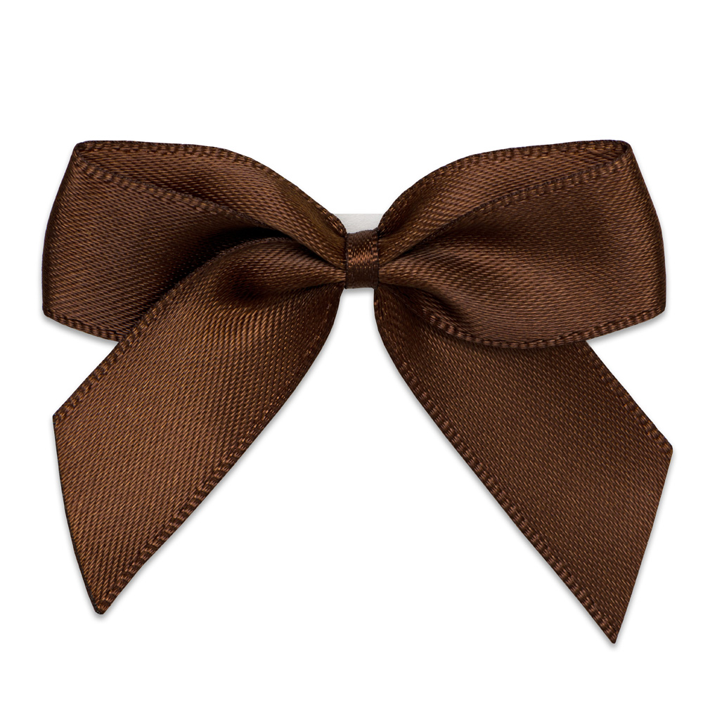 Italian Options 12 Pack Ribbon Bows Brown 5cm