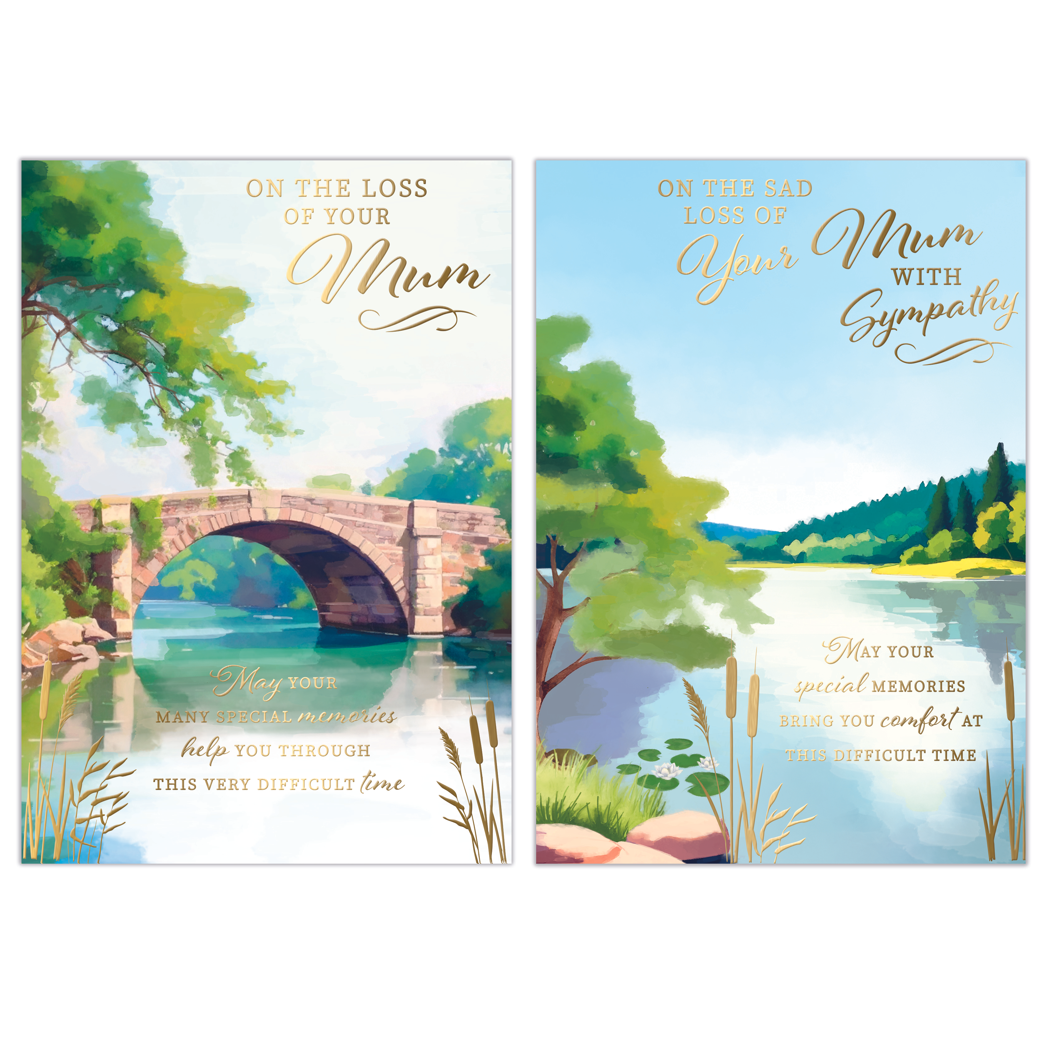 Poppyhill 12 Pack Cards C50 Sympathy Loss Of Mum