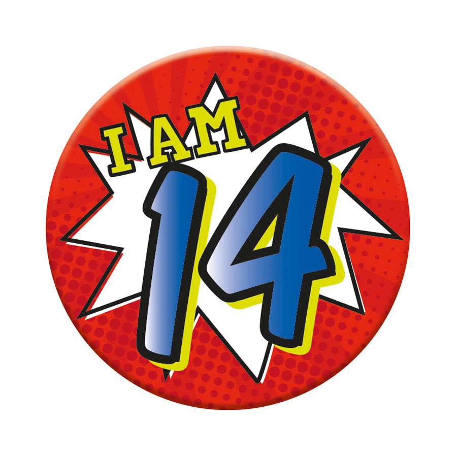 Small Badges Age 14 & 15 Male 6pk