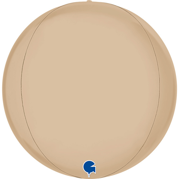 Grabo Foil Balloon Satin Cream Globe 15"