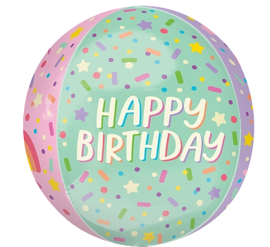 Anagram Ice Cream Party 15" Orbz Balloon