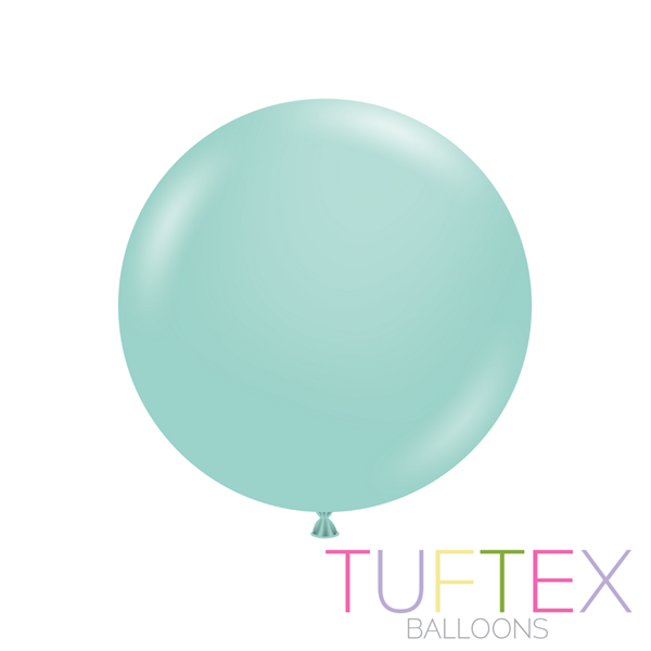 Tuftex Standard Sea Glass 24" Latex Balloons 3pk