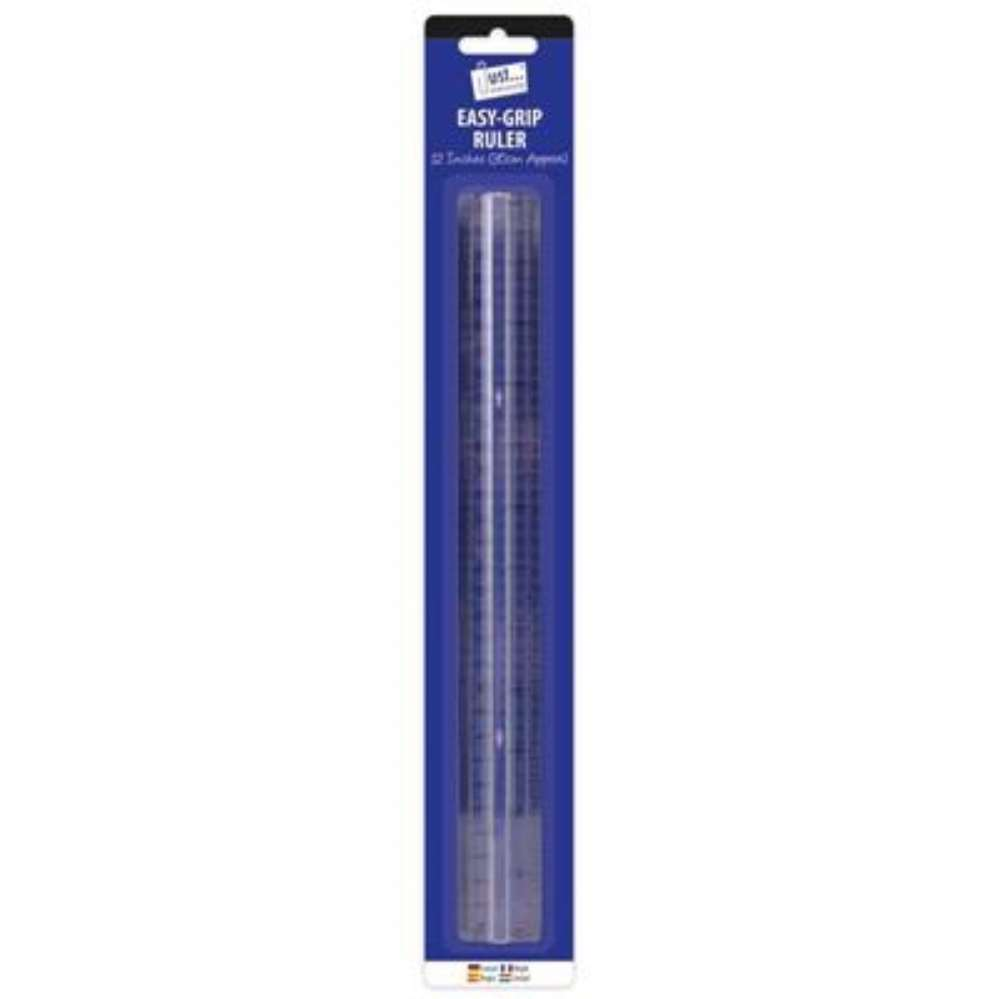 Tallion Easy Grip Ruler 30cm measuring tool with a comfortable, ergonomic design for accurate length measurement.