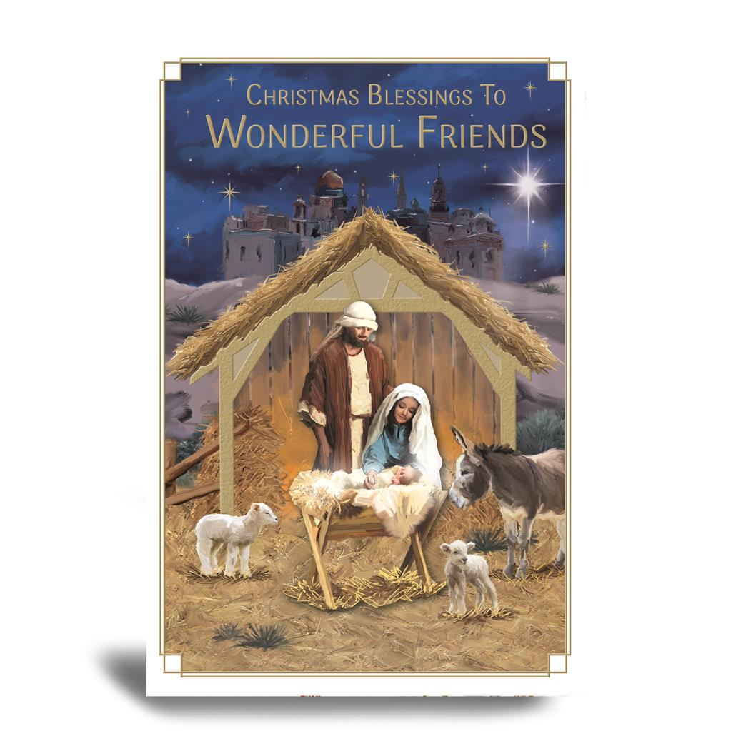 Prelude 6 Pack Cards C75 Christmas Friend Nativity