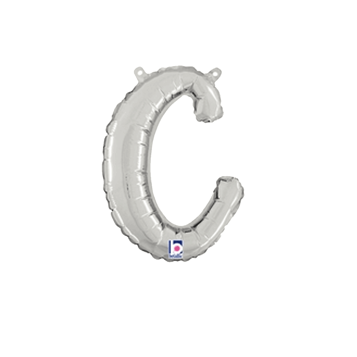Grabo Foil Balloon Silver 14" Letter C
