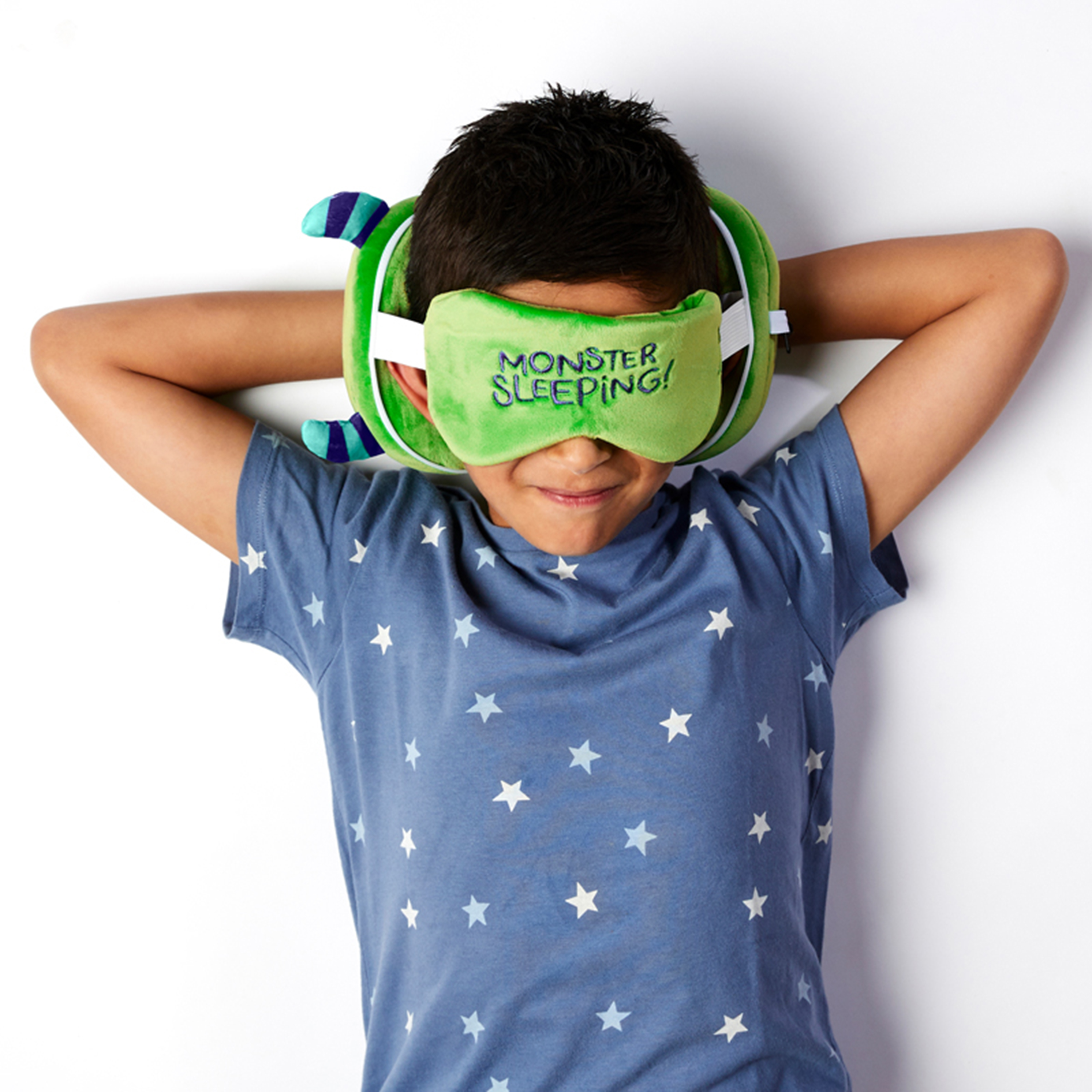Monster Travel Pillow And Eye Mask Relaxeazzz