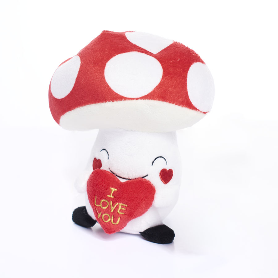 Tiger Feet Soft Toy Mushroom Love You 16cm