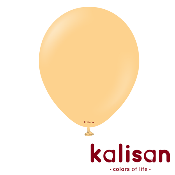 Kalisan Standard Peach 18" Latex Balloons 25pk