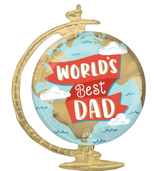 Anagram Foil Balloon World's Best Dad 23