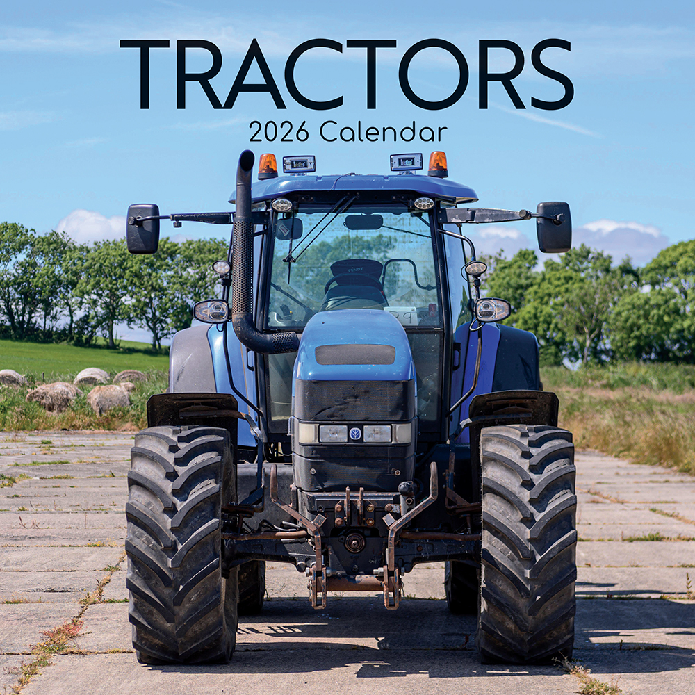 Gifted Stationery Calendar Tractors 2027