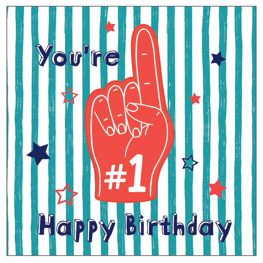 Hip To Be Square 6 Pack Cards Birthday Open