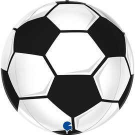 Grabo Foil Balloon Globe Soccer Ball 15