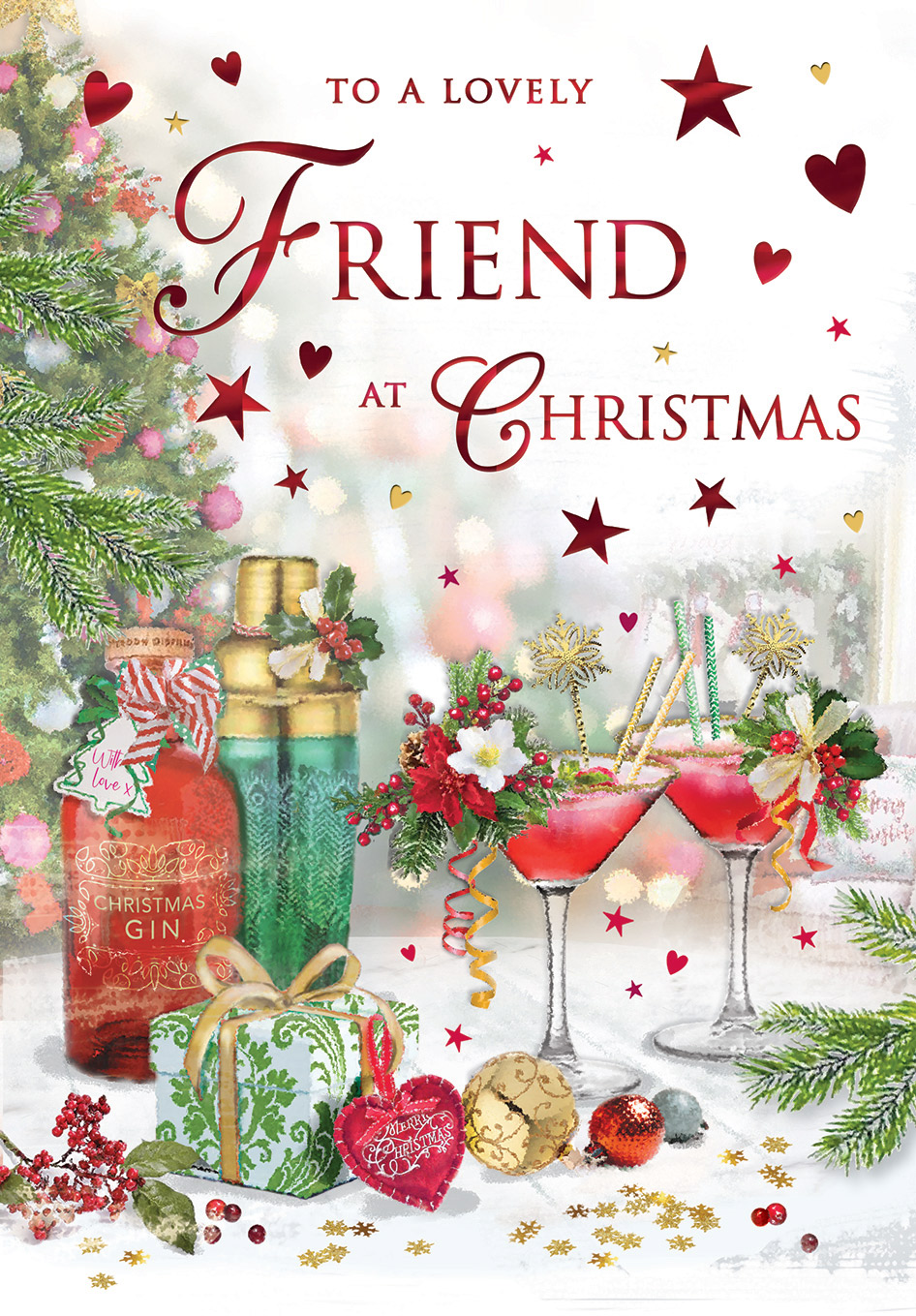 Regal 6 Pack C75 Cards Christmas Friend