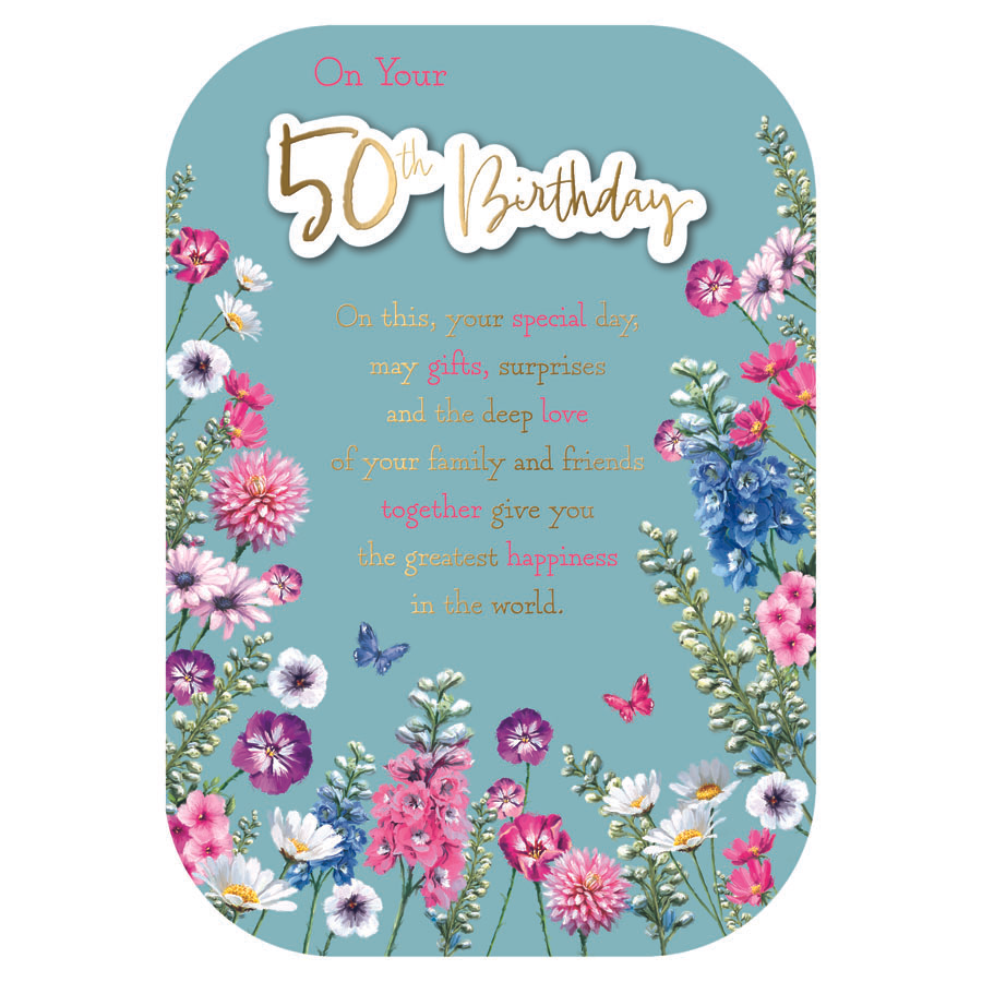 Prelude 6 Pack Cards C90 Birthday Age 50