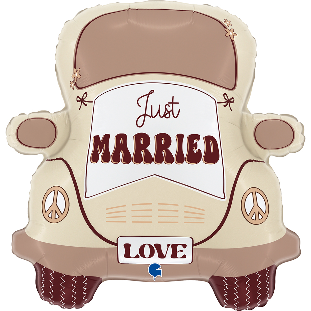 Grabo Foil Balloon Wedding Hippie Car 26