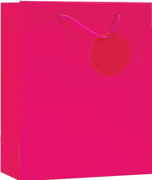 Simon Elvin Gift Bag Cerise Large 6pk