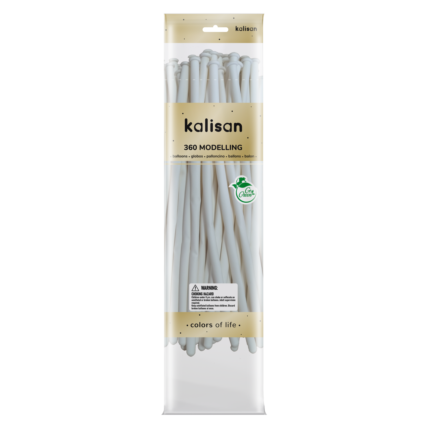 Kalisan 50 Pack Nozzle Up Standard White 360