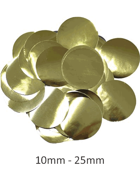 Oaktree Metallic Gold Foil Confetti 25mm x 50g