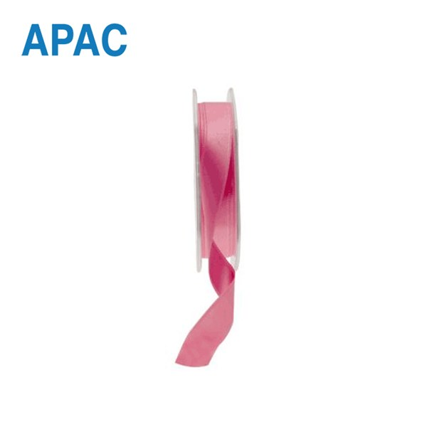 APAC Ribbon Satin Pink 15mm 20M