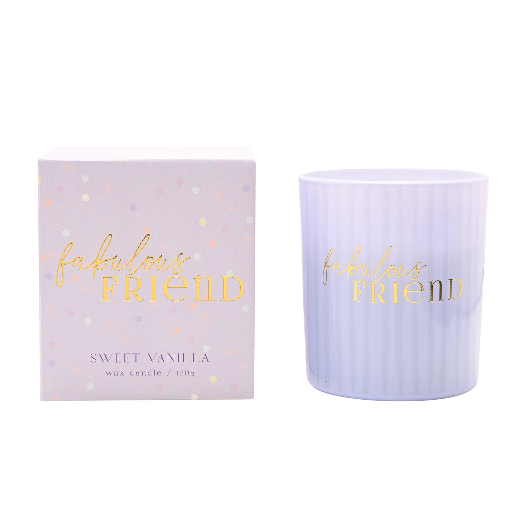 Widdop Candle Confetti Friend 120g