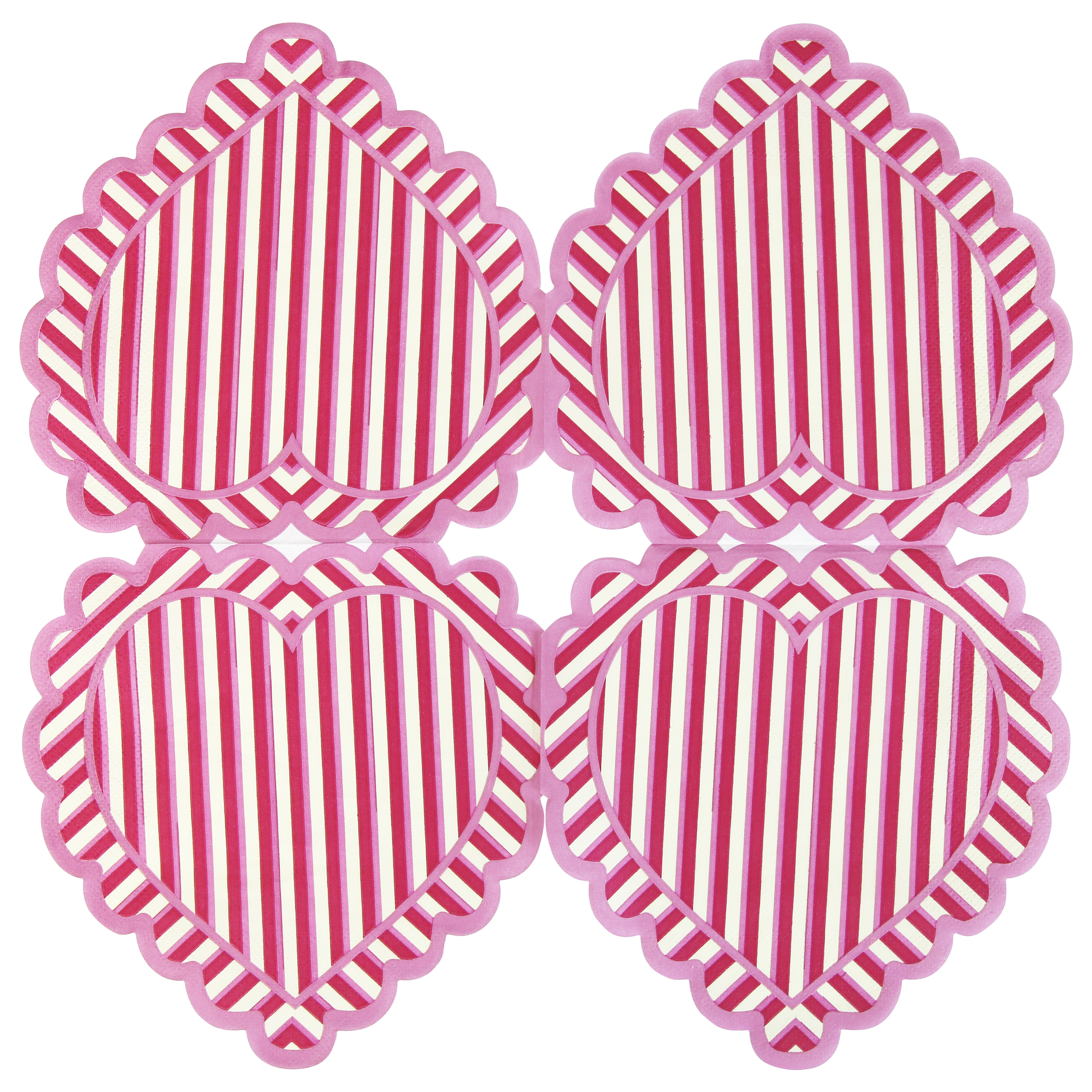 Eurowrap 24 Pack Napkins Paper Heart