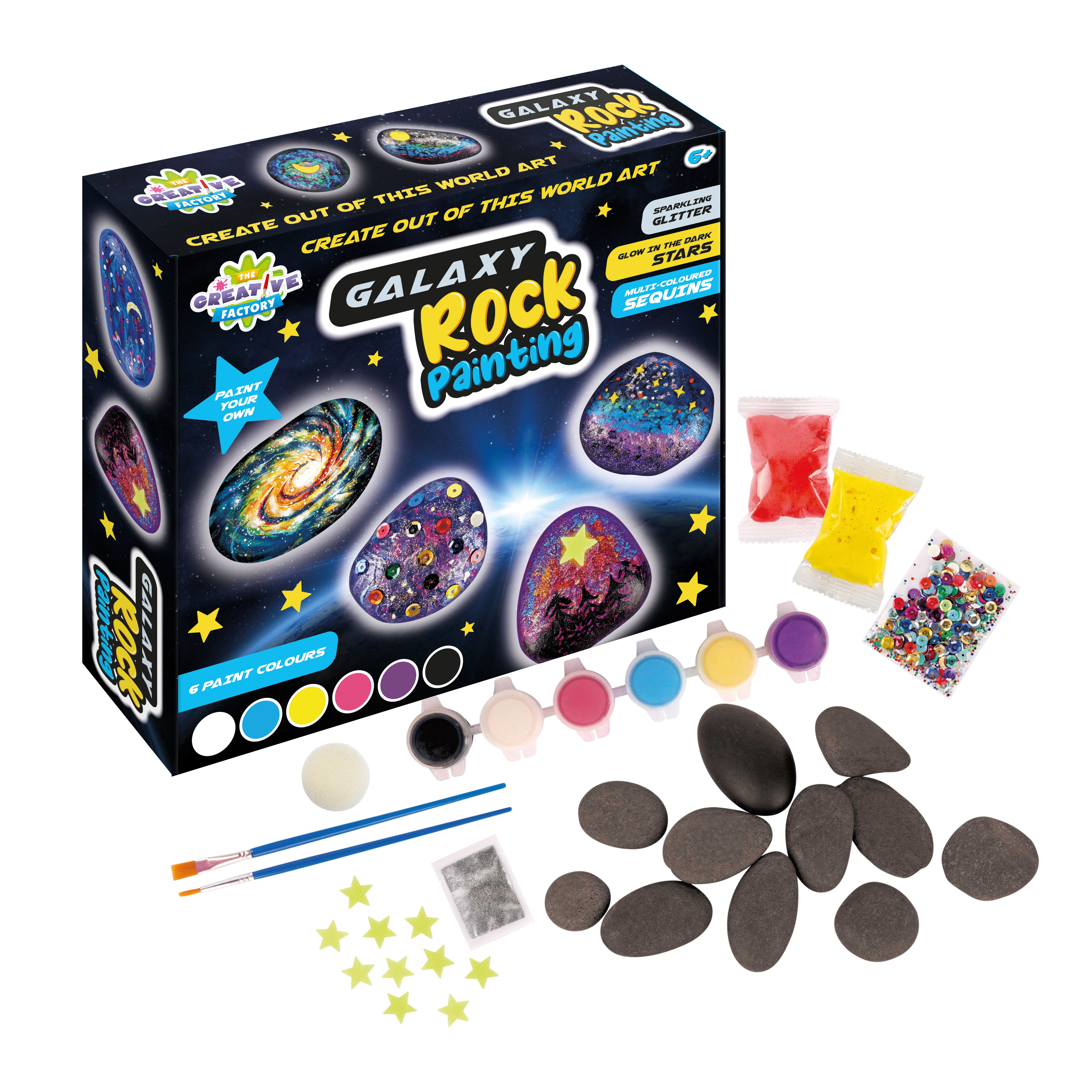 Painting Mega Set Galaxy Rocks