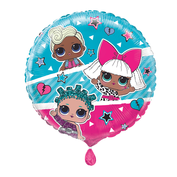 Unique Foil Balloon LOL Surprise Doll 18"