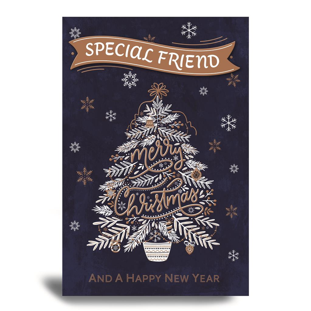Prelude 6 Pack Cards C75 Christmas Friend Tree