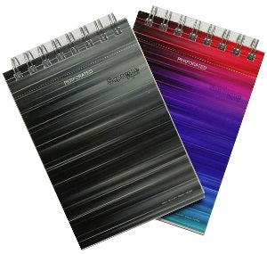 Spiral Notebook Elegance A7 5pk