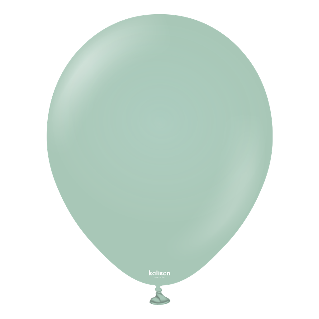 Kalisan Retro Winter Green 18" Latex Balloons 25pk