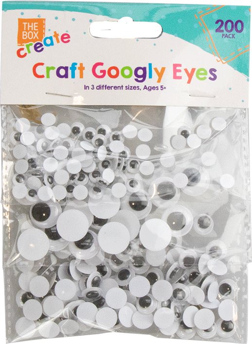 Gem Imports 200 Pack Googley Eyes Assorted