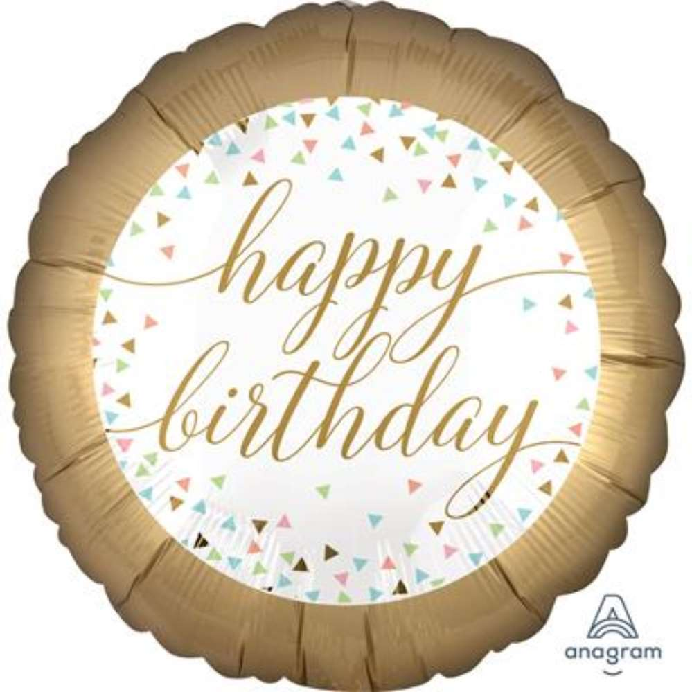 Anagram Confetti Fun 18" Foil Balloon